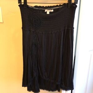Free People black skirt